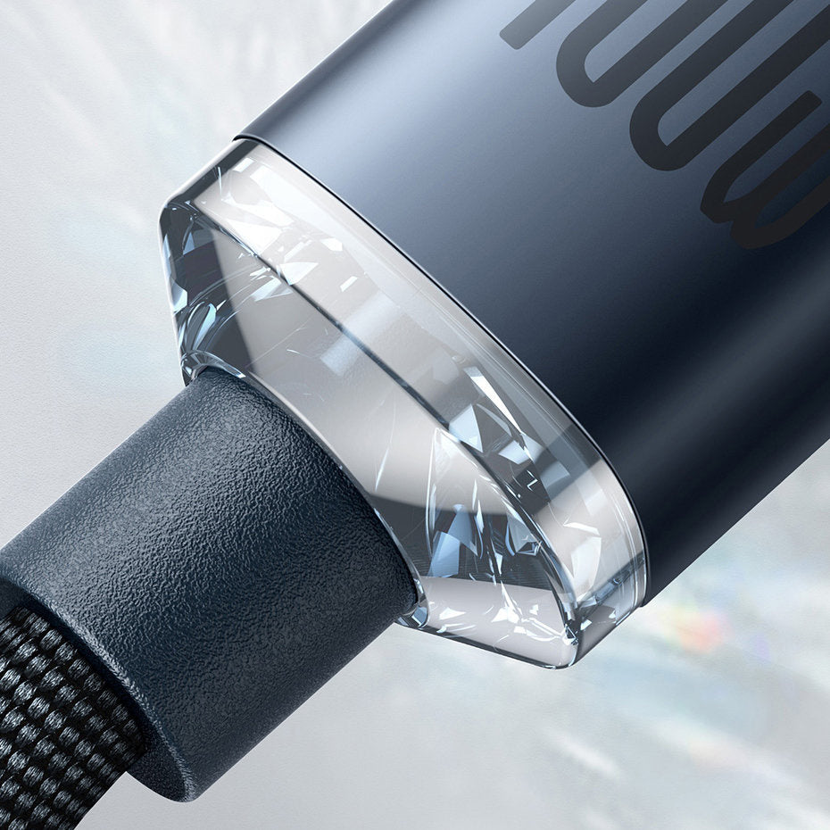 Baseus Crystal Shine Series Kabel USB-C – USB-C PD 100W 5A 480Mb/s 2m
