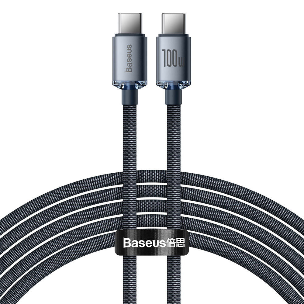 Baseus Crystal Shine Series Kabel USB-C – USB-C PD 100W 5A 480Mb/s 2m