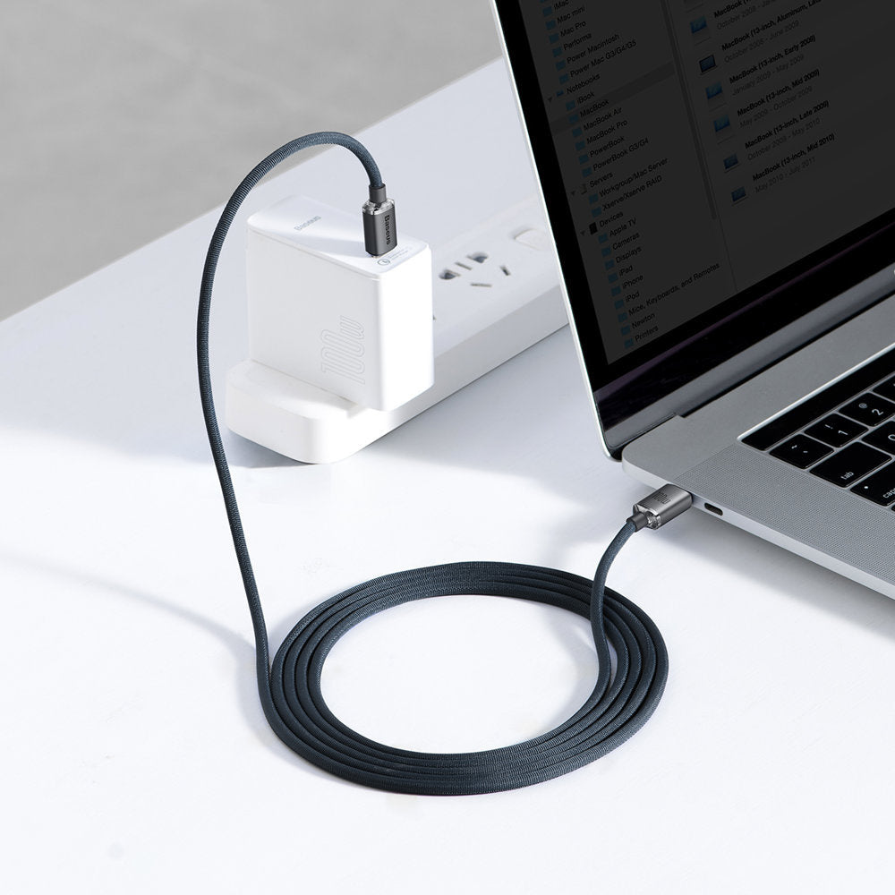 Baseus Crystal Shine Series Kabel USB-C – USB-C PD 100W 5A 480Mb/s 2m