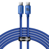 Baseus Crystal Shine Series Kabel USB-C - USB-C PD 100W 480Mb/s 2m