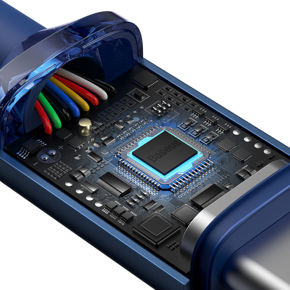 Baseus Crystal Shine Series Kabel USB-C - USB-C PD 100W 480Mb/s 2m