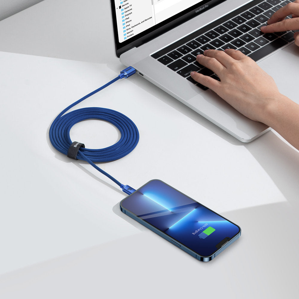 Baseus Crystal Shine Series Kabel USB-C - USB-C PD 100W 480Mb/s 2m