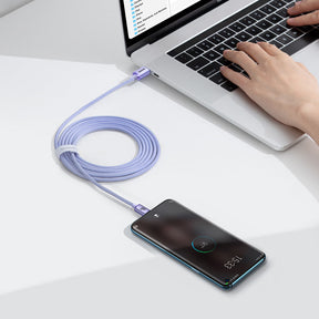 Baseus Crystal Shine Series Kabel USB-C – USB-C PD QC 100W 5A 480 Mb/s 2m