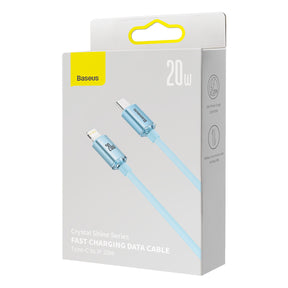 Baseus Crystal Shine CAJY001303 Kabel Lightning – USB-C PD 20W 480 Mb/s 1,2m