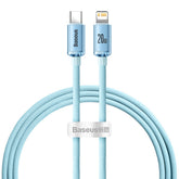 Baseus Crystal Shine CAJY001303 Kabel Lightning – USB-C PD 20W 480 Mb/s 1,2m