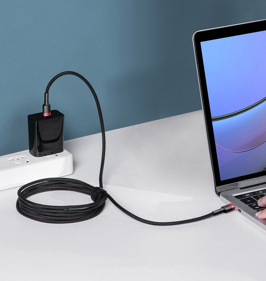 Baseus Cafule CATKLF-AL91 Kabel USB-C – USB-C PD QC 100W 5A 480 Mb/s 2m
