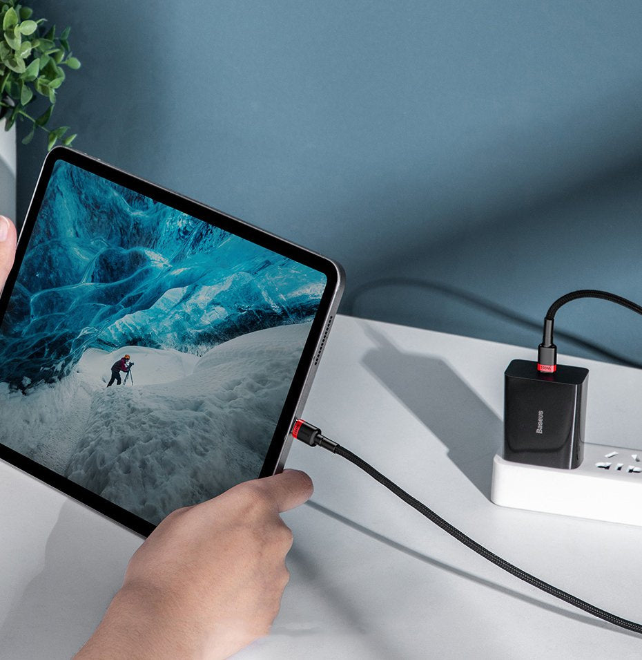 Baseus Cafule CATKLF-AL91 Kabel USB-C – USB-C PD QC 100W 5A 480 Mb/s 2m