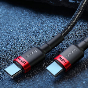 Baseus Cafule CATKLF-AL91 Kabel USB-C – USB-C PD QC 100W 5A 480 Mb/s 2m