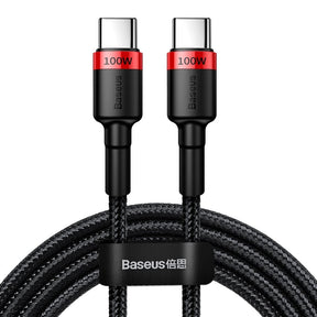 Baseus Cafule CATKLF-AL91 Kabel USB-C – USB-C PD QC 100W 5A 480 Mb/s 2m