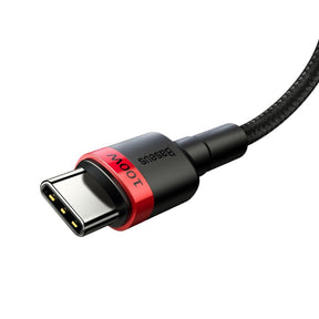Baseus Cafule CATKLF-AL91 Kabel USB-C – USB-C PD QC 100W 5A 480 Mb/s 2m