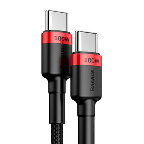 Baseus Cafule CATKLF-AL91 Kabel USB-C – USB-C PD QC 100W 5A 480 Mb/s 2m