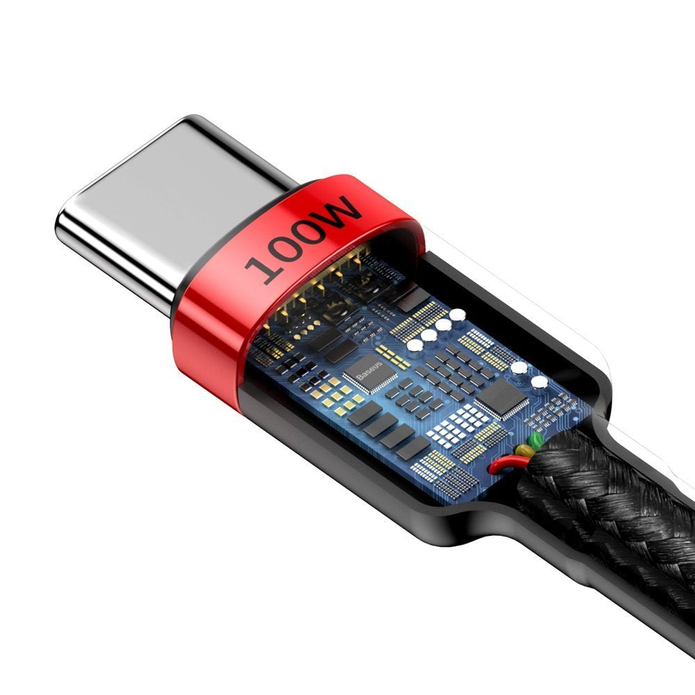 Baseus Cafule CATKLF-AL91 Kabel USB-C – USB-C PD QC 100W 5A 480 Mb/s 2m