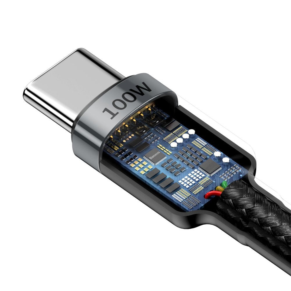 Baseus Cafule CATKLF-ALG1 Kabel USB-C – USB-C PD QC 100W 5A 2m