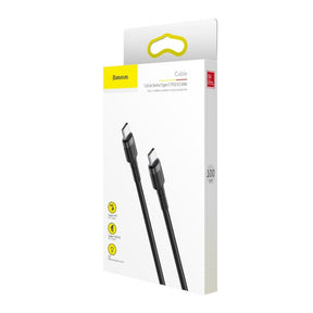 Baseus Cafule Cable CATKLF-GG1 Kabel USB-C – USB-C PD QC 60W 3A 480 Mb/s 1 m