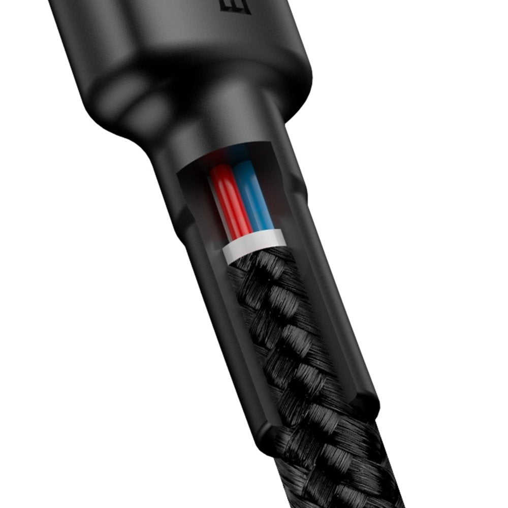 Baseus Cafule Cable USB-C - USB-C PD QC 60W 3A 480Mb/s 2m
