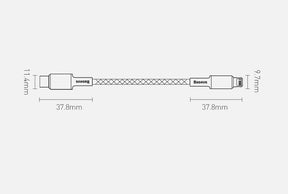 Baseus CATLGD-02 Kabel Lightning - USB-C Power Delivery 20W