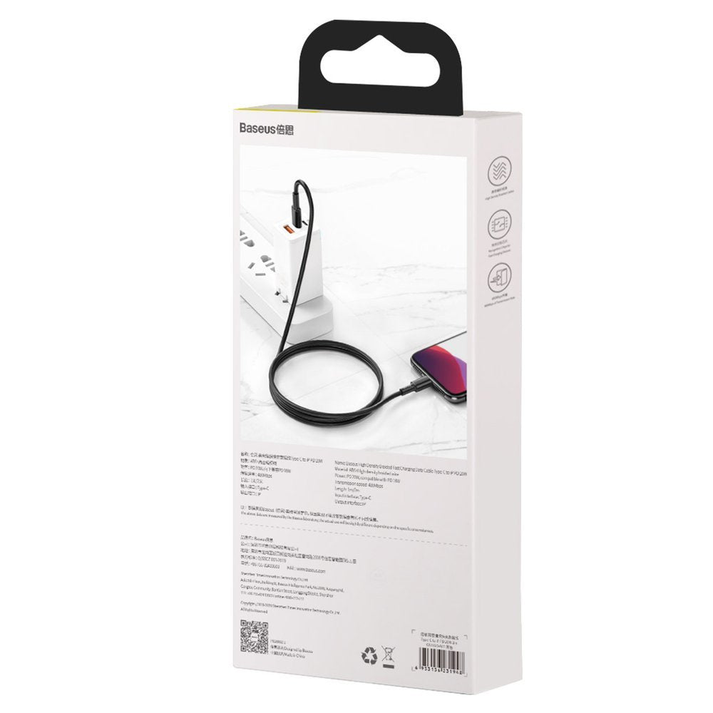Kabel Baseus CATLGD-A01 Lightning - USB-C PD 20W 480Mb/s 2m