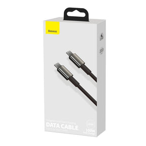 Baseus CATWJ-A01 Kabel USB-C – USB-C PD QC 100W 5A 480Mb/s 2m