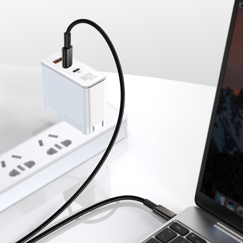 Baseus CATWJ-A01 Kabel USB-C – USB-C PD QC 100W 5A 480Mb/s 2m