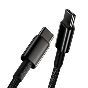 Baseus CATWJ-A01 Kabel USB-C – USB-C PD QC 100W 5A 480Mb/s 2m