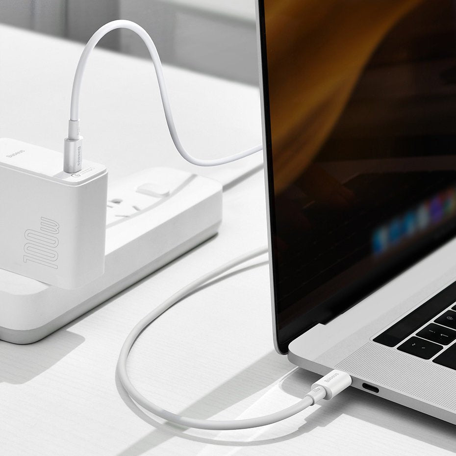 Baseus Superior CATYS-B01 Kabel USB-C – USB-C PD QC FCP 100W 5A 480Mb/s 1m