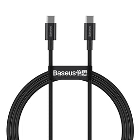 Baseus Superior CATYS-B01 Kabel USB-C – USB-C PD QC FCP 100W 5A 480Mb/s 1m
