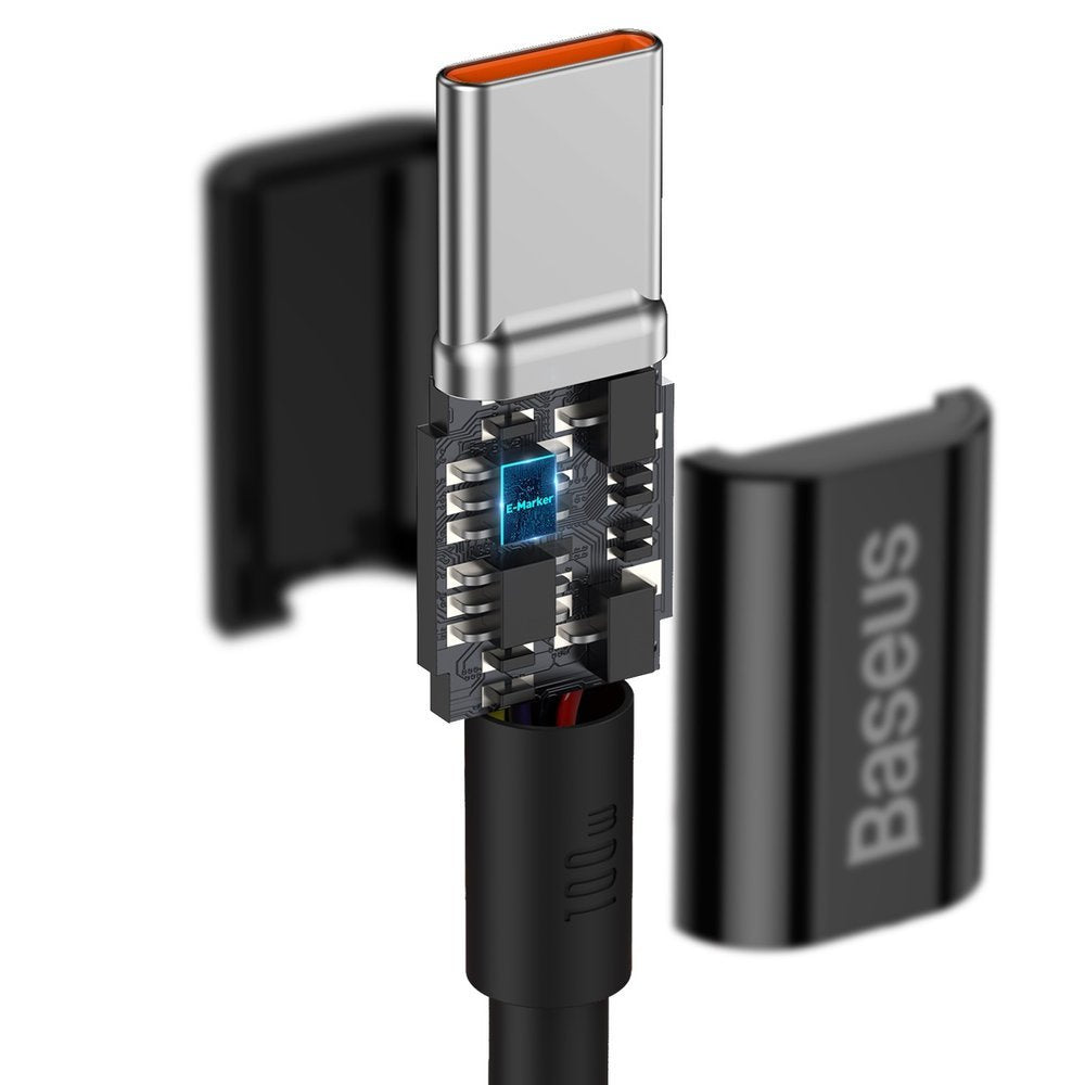 Baseus Superior CATYS-B01 Kabel USB-C – USB-C PD QC FCP 100W 5A 480Mb/s 1m