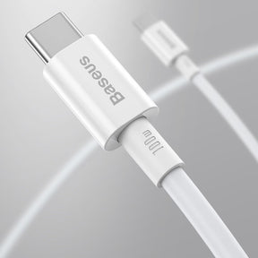 Baseus CATYS-C01 Kabel USB-C – USB-C PD QC FCP 100W 5A 480 Mb/s 2 m