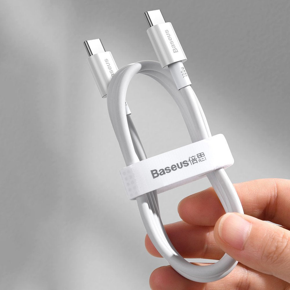 Baseus CATYS-C01 Kabel USB-C – USB-C PD QC FCP 100W 5A 480 Mb/s 2 m