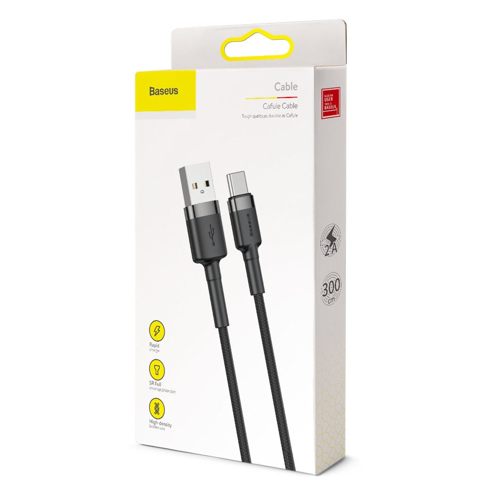 Baseus Cafule Cable Kabel USB-A / USB-C QC3.0 2A 3m