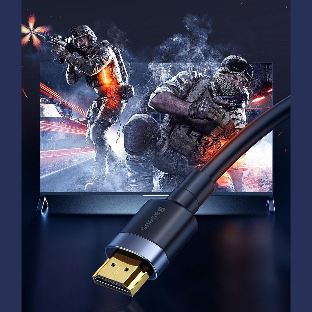 Kabel Baseus Cafule HDMI / HDMI 2.0 4K 60 Hz 3D 18 Gbps 3 m