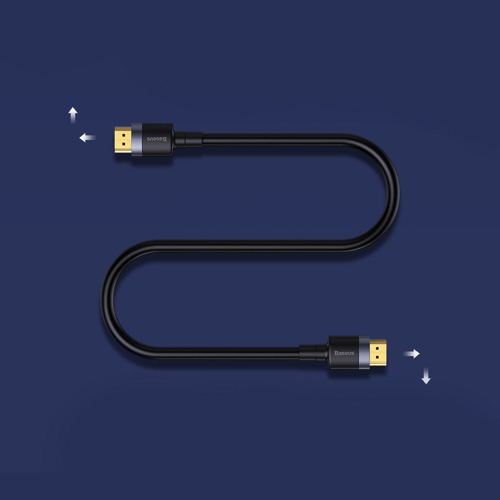 Kabel Baseus Cafule HDMI / HDMI 2.0 4K 60 Hz 3D 18 Gbps 3 m
