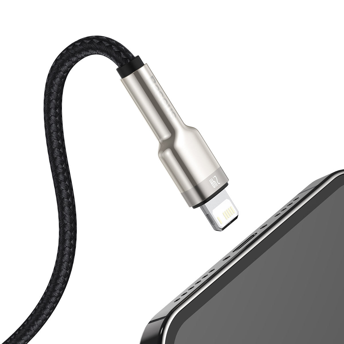 Baseus Cafule Series Metal Data Kabel USB-A / Lightning 2.4A 1m