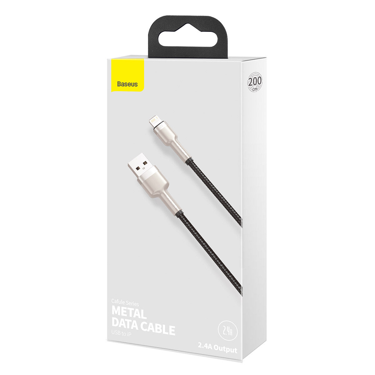 Baseus Cafule Series Metal Data Kabel USB-A / Lightning 2.4A 1m
