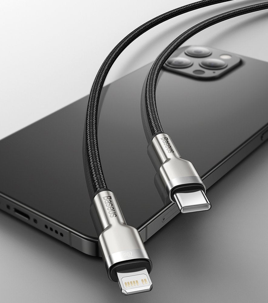 Kabel Baseus Cafule Series Metal Data USB-C / Lightning 20W PD 1 m