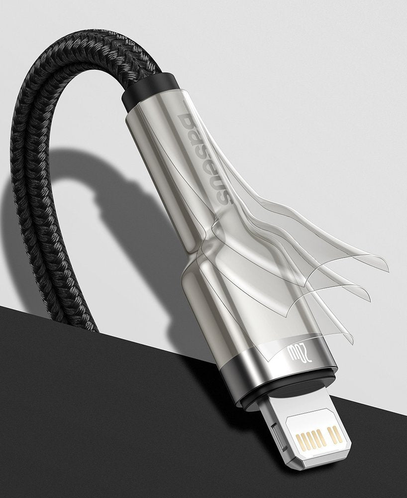 Kabel Baseus Cafule Series Metal Data USB-C / Lightning 20W PD 1 m