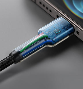 Kabel Baseus Cafule Series Metal Data USB-C / Lightning 20W PD 1 m