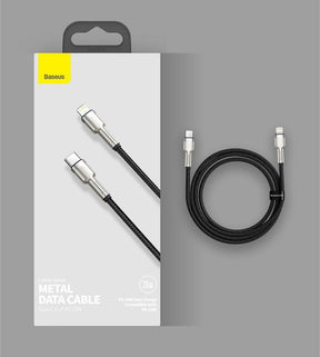 Kabel Baseus Cafule Series Metal Data USB-C / Lightning 20W PD 1 m