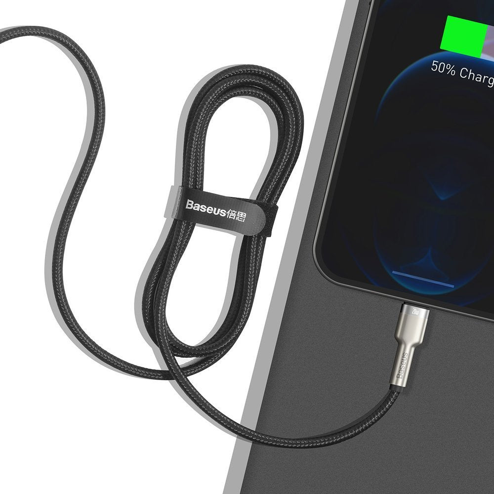 Kabel Baseus Cafule Series Metal Data USB-C / Lightning 20W PD 1 m