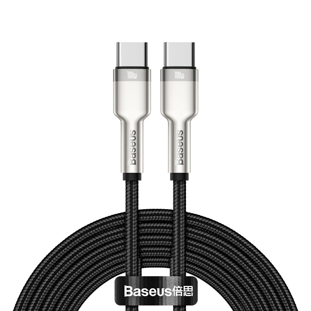 Kabel Baseus Cafule Series Metal Data USB-C / USB-C PD QC SCP 100W 5A 2 m