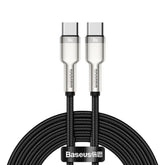 Kabel Baseus Cafule Series Metal Data USB-C / USB-C PD QC SCP 100W 5A 2 m