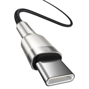 Kabel Baseus Cafule Series Metal Data USB-C / USB-C PD QC SCP 100W 5A 2 m