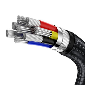 Kabel Baseus Cafule Series Metal Data USB-C / USB-C PD QC SCP 100W 5A 2 m