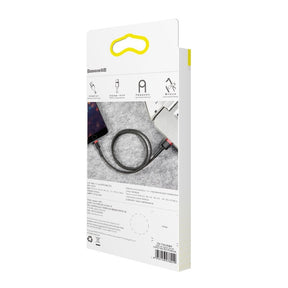 Kabel Baseus Cafule USB-A / Lightning 2.4A QC 3.0 0.5 m