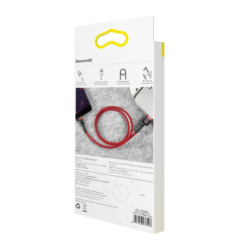Kabel Baseus Cafule USB-A / Lightning 2.4A QC 3.0 1 m