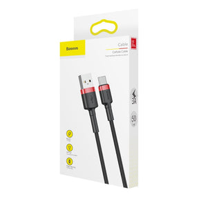 Kabel Baseus Cafule USB-A / USB-C QC 3.0 3A 0.5 m