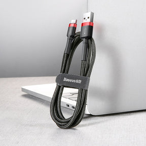 Kabel Baseus Cafule USB-A / USB-C QC 3.0 3A 1 m