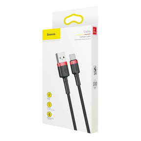 Kabel Baseus Cafule USB-A / USB-C QC 3.0 3A 1 m