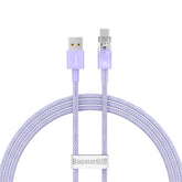 Kabel Baseus Explorer 100W USB-A - USB-C z inteligentnym czujnikiem temperatury 1m
