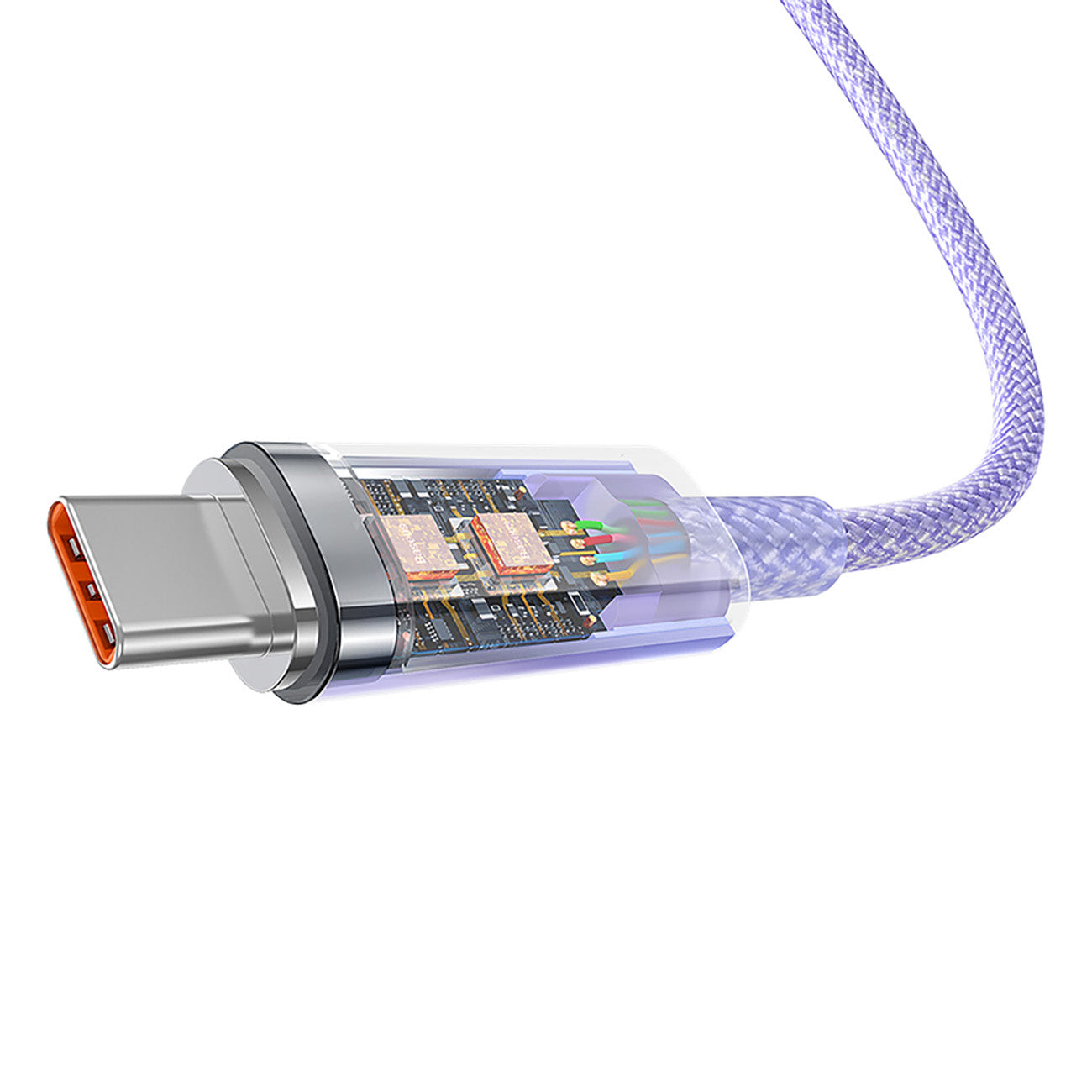 Kabel Baseus Explorer 100W USB-A - USB-C z inteligentnym czujnikiem temperatury 1m